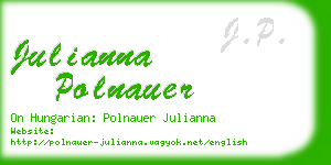 julianna polnauer business card